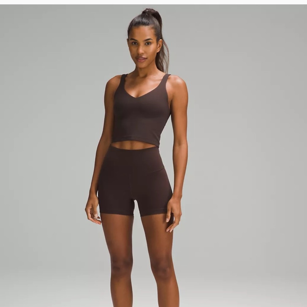 lululemon align tank, roasted brown, size 2